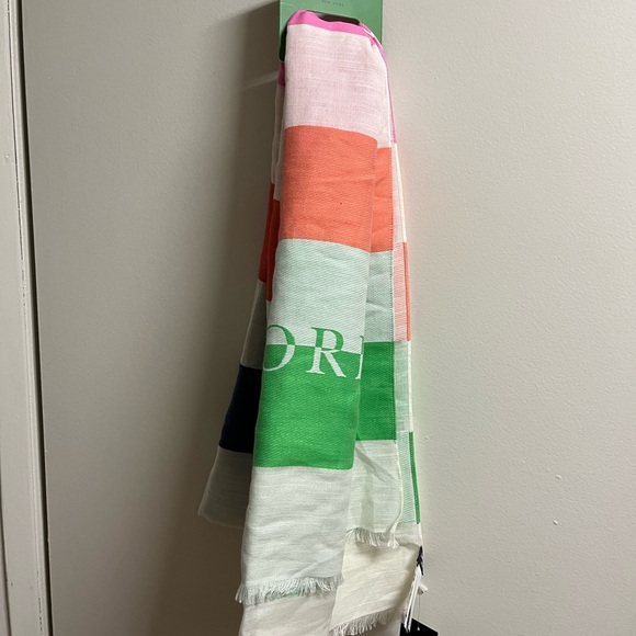 Kate Spade Multicolor Striped Scarf sold out on website - Picture 8 of 8